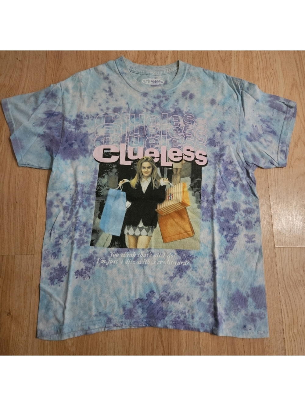 Clueless tie dye t shirt